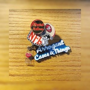 Handmade 49ers Badge Reel